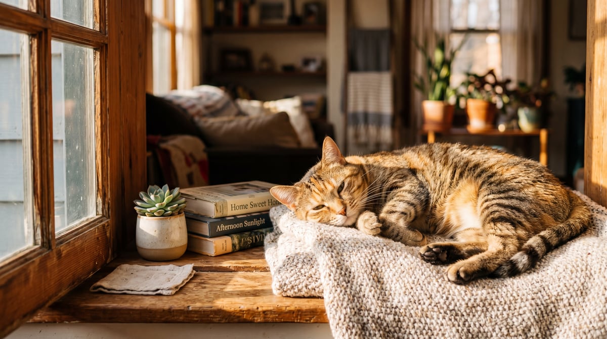 Zufriedene Katze — Katzen-Kranken- und OP-Versicherung